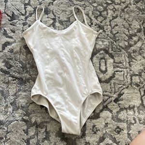 White Mirella Camisole Leotard